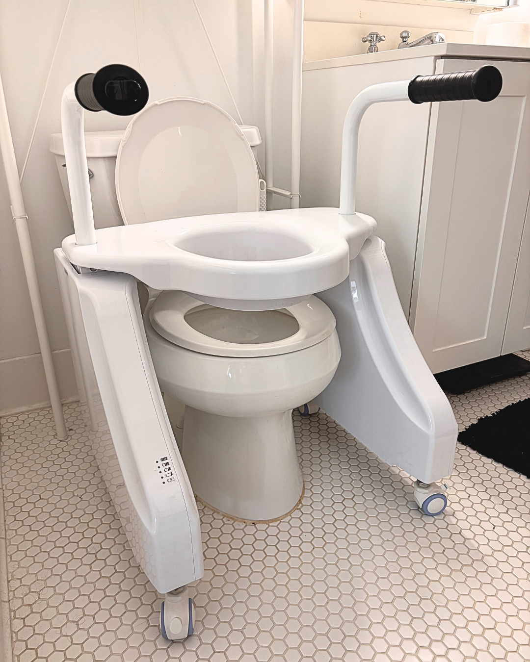 Risewell Electric Toilet Lift Seat – Safe Bathroom Aid for Independence