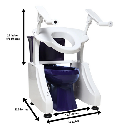 Risewell Electric Toilet Lift Seat – Safe Bathroom Aid for Independence